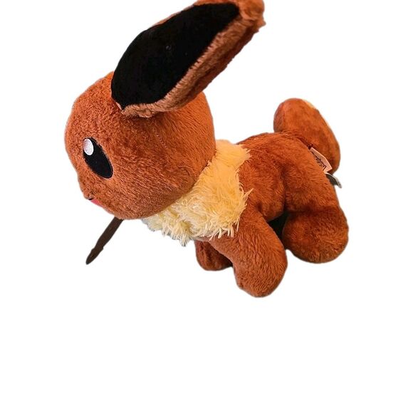 Build A Bear Workshop Pokemon Eevee Plush 18" Brown Stuffed Animal BAB Pre-owned - Picture 1 of 8